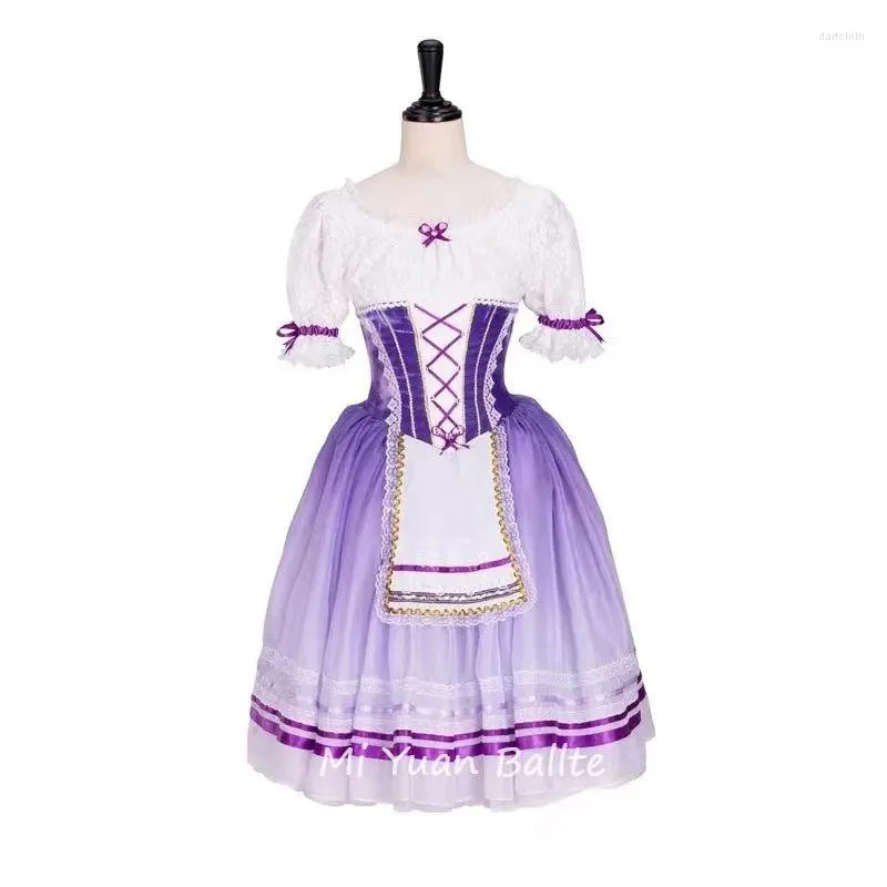 Bühnenverschleiß High-End-Ballett-Kostüm Coppelia Variationen Kinder Erwachsener Professionalwettbewerb Kleid Frauen Gaze Rock Performance