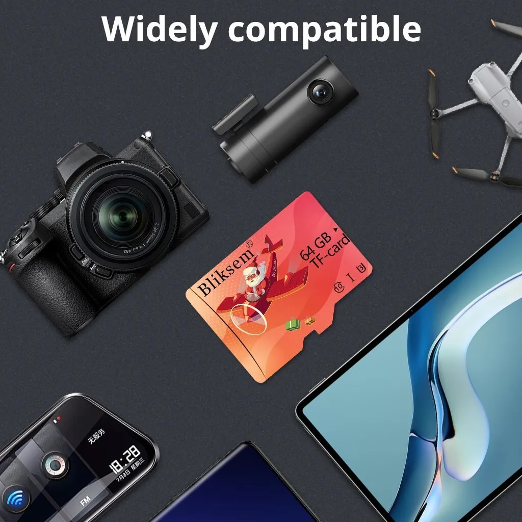 Hard Drivers Bliksem Memory Card 32 ГБ 64 ГБ 128 ГБ Для Мобильного  Компьютера Устройство Наблюдения Беспилотников TF 32G 64GB Mini SD Flash  Card 230818 От 836 руб. | DHgate