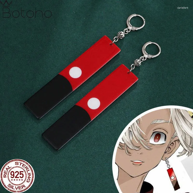 Gestüt Ohrringe Anime Tokyo Revengers Kurokawa Izana Cosplay 925 Sterling Silver Ohrring Clip Daily Wear Fans Geschenkschmuck