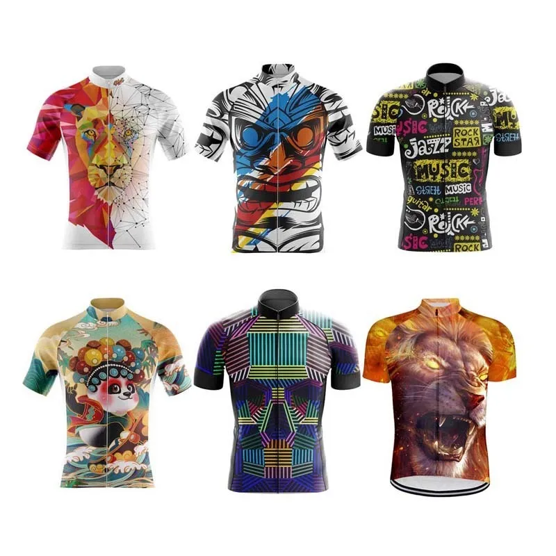 Cycling Shirts Tops Men's Short Sleeve Cycling Jersey Bike Jersey Top Mountain Bike MTB Road Bike Cycling Sports Clothing Apparel sports team 230820