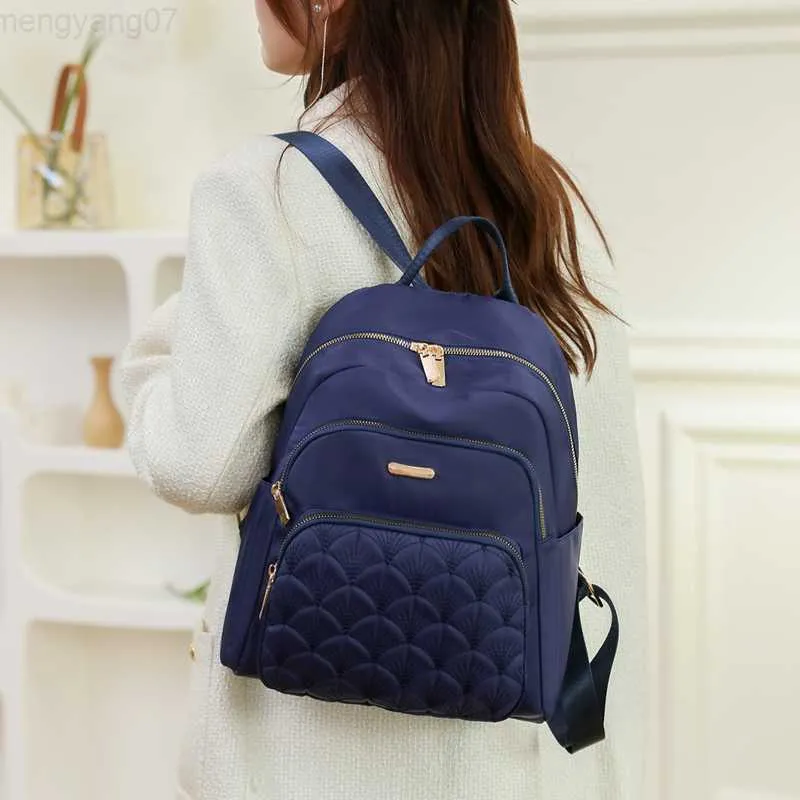 Mochila Mochila De Moda Para Mujer Bolsas De Hombro De Tela Oxford