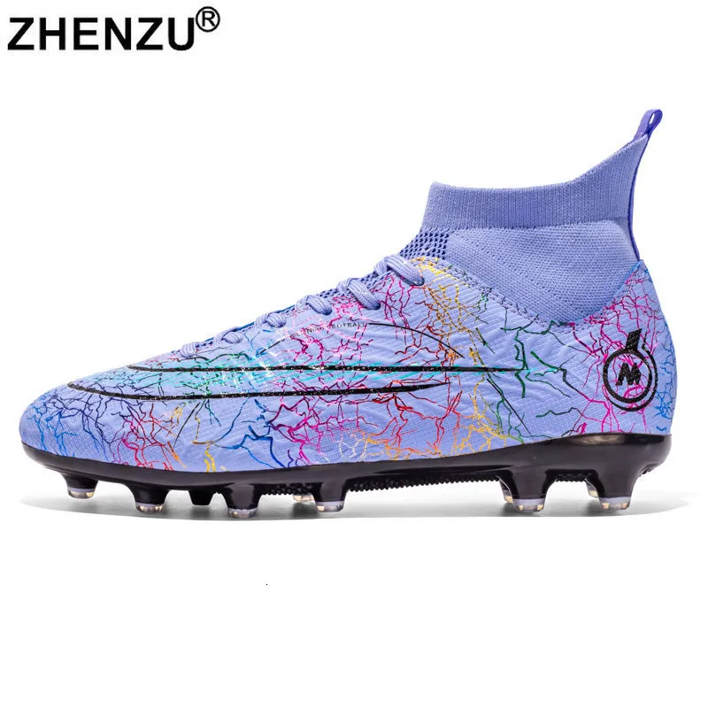 Klänningskor Zhenzu 33-46 Soccer Shoes Boy Football Boots Kids Män Kvinnor Soccer Cleats Sneakers Botas de Futbol Football Shoes for Boys 230818