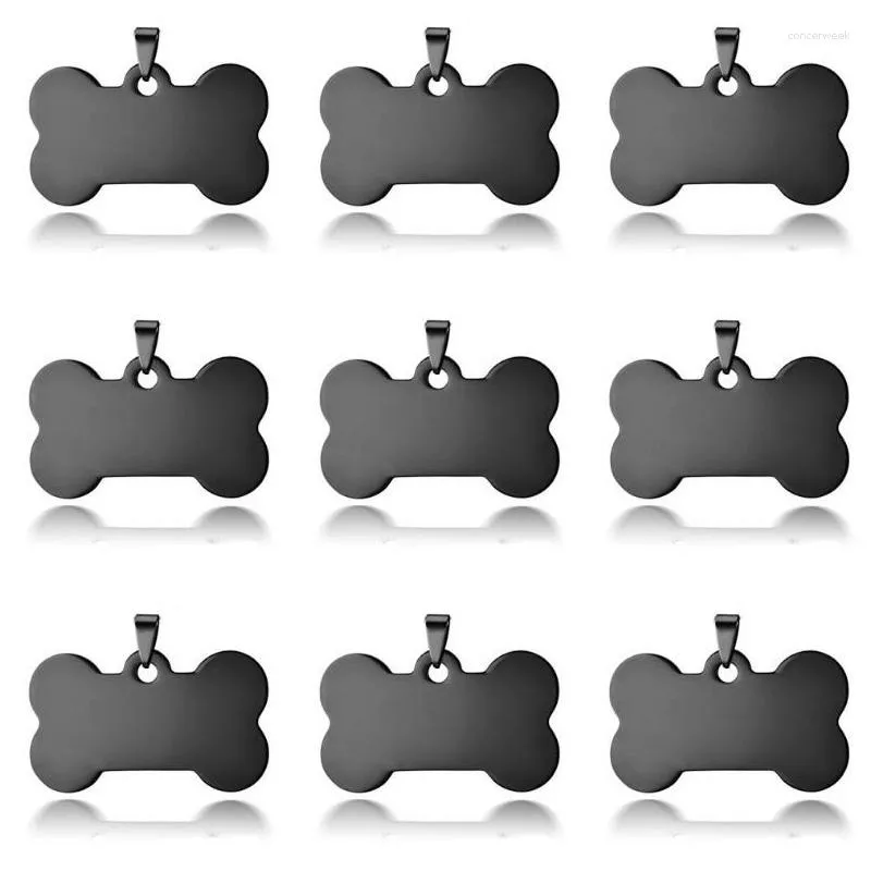 CS Pet Tags Bone Shaped Bulk Dog Tags Blank With ID Name Pendant