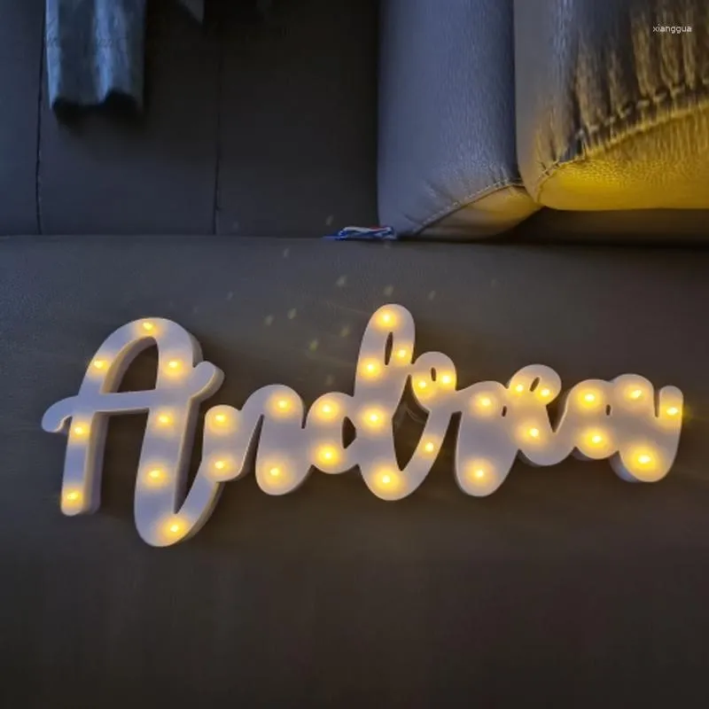 Letras Grandes Boda con bombillas led