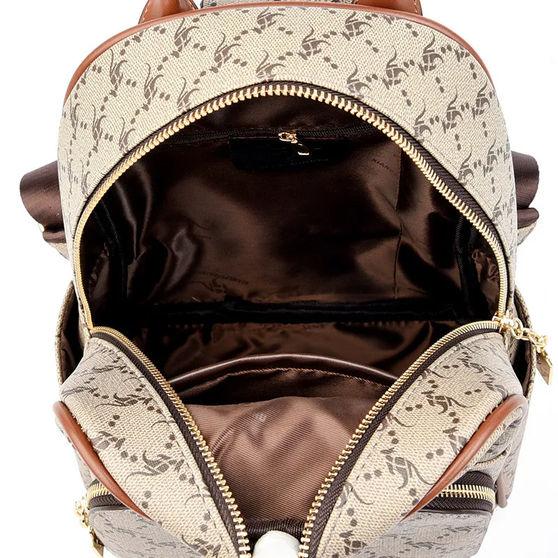 大福 30kg High Quality Old Flower Small Boat Double Zip Crossbody Bag