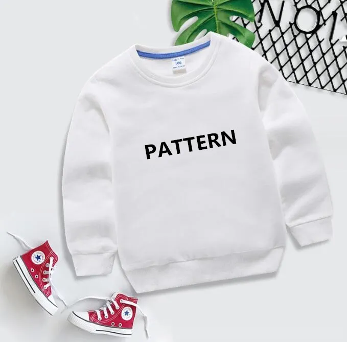 Kids Clothing Spring and Autumn Sweaters Pullover Children's Long Sleeve Boys and Girls' All Cotton Top New Print Bottom Shirt