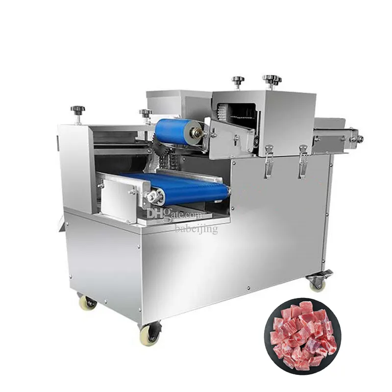 Maszyna krojenia mięsa ze stali nierdzewnej do wieprzowiny wołowinowej baranina shred świeże komercyjne dicer