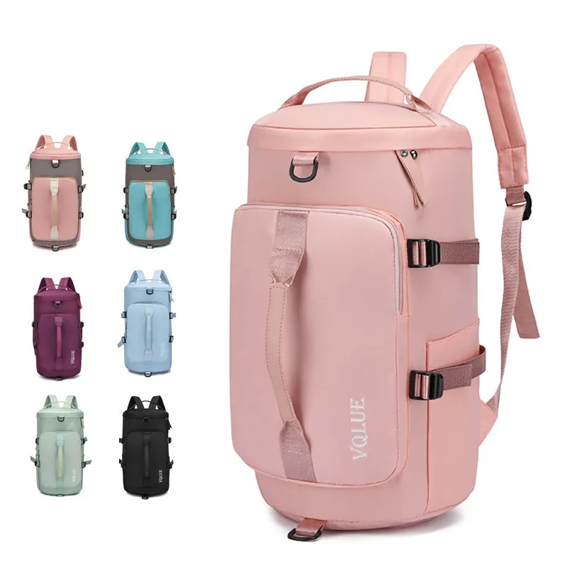 School Bags Portable Travel Backpack Short distance Trip Luggage Rucksack Women s Sports Fitness Bag Waterproof Gym Swimming Handbags XM182 230821