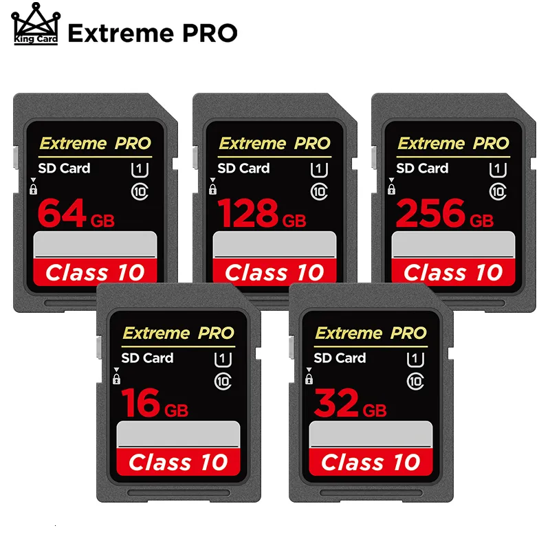 Жесткие Драйверы SD Карта Extreme Pro 256 ГБ, 128 ГБ, 64 ГБ, 32 ГБ.