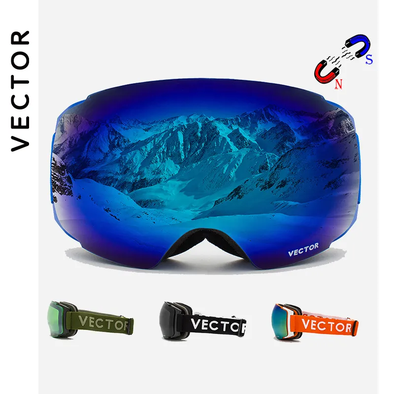 Skidglasögon OTG Snow Glasses Men UV400 Antifog Coatings Skateboard Snowboard Skidåkning Kvinnor Solglasögon Outdoor Winter Sport 230821