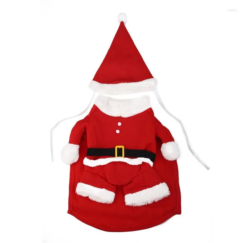 Vêtements pour chiens Costume de Noël Hiver Mini animal de compagnie Stand Up Two Feet Transfiguration Holiday