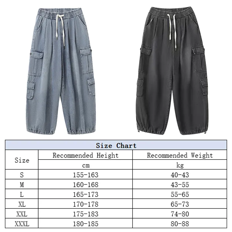 Men s Tracksuits Baggy Jeans Hip Hop Loose Fit 90S Vintage Cargo Pants Fashion Dance Skater Skateboard Harajuku Style 230818