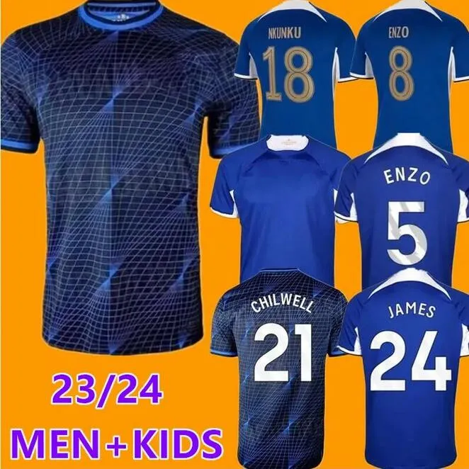 Player Fans CAICEDO NKUNKU MUDRYK CFC Soccer Jerseys 2023 2024 N.JACKSON ENZO DISASI COLWILL CUCURELLA STERLING T.SILVA GALLAGHER MUDRYK football men kids shirt 4XL