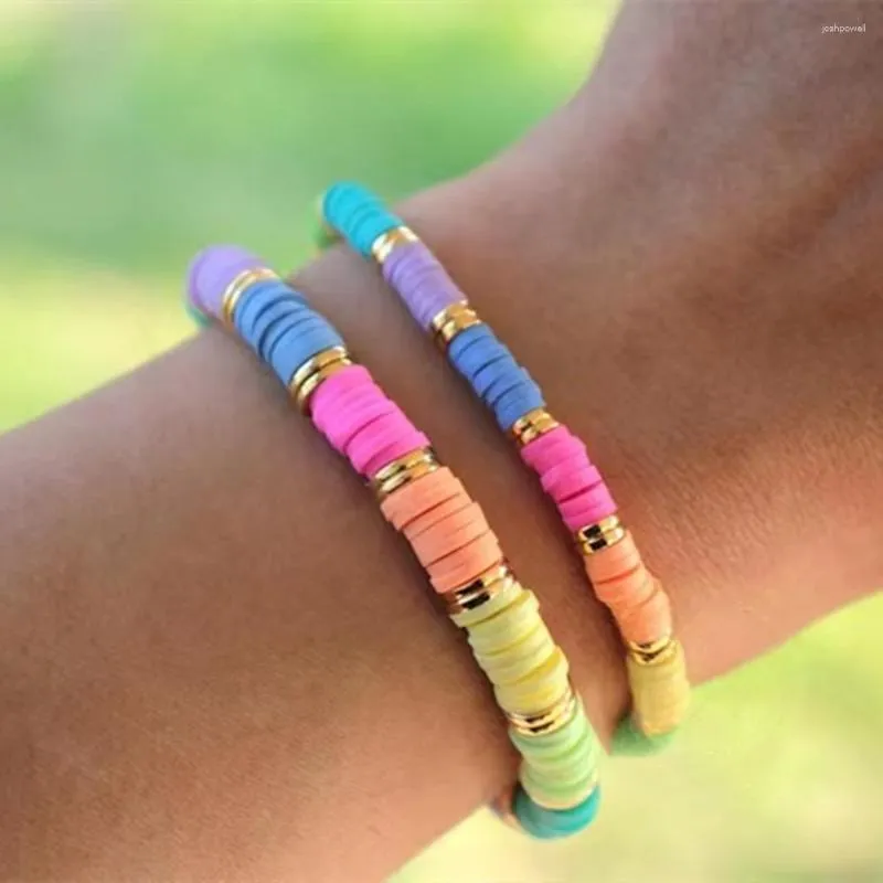 Trending Stone Style Colorful Bead Bracelets Set for Women & Girls