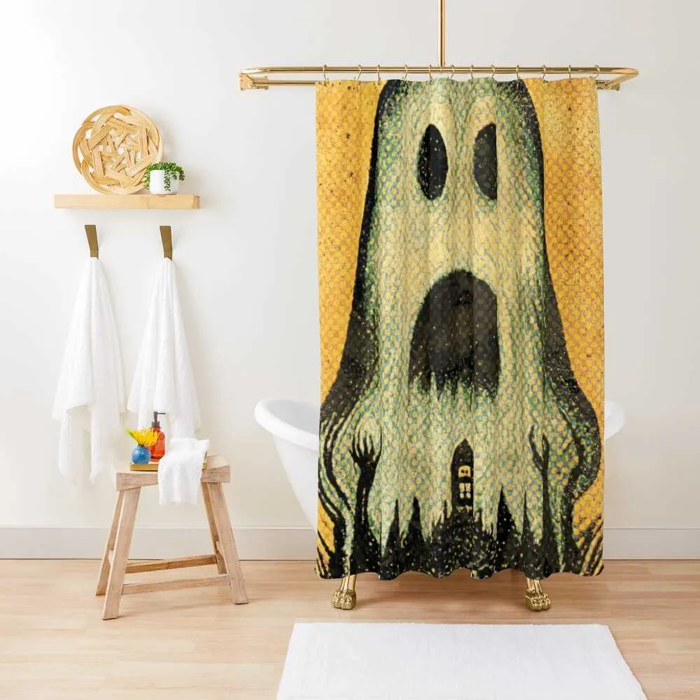 Whaline 12 Pcs Halloween Ghost Shower Curtain Hooks – Colorful Resin Decorative Rod Rings - View #7