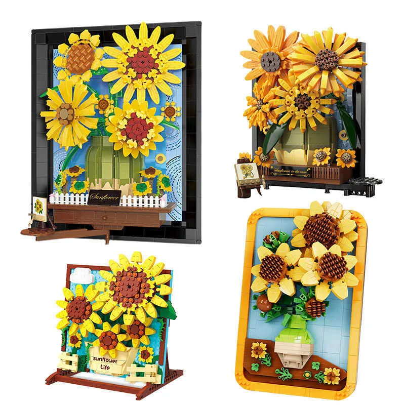 Van Gogh's Sunflowers  Lego painting, Lego creative, Lego art