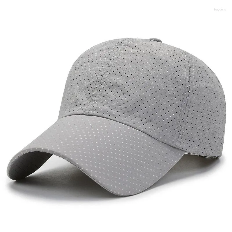 Casquettes de baseball 2023 chapeau femmes printemps et été à séchage rapide multicolore casquette de Baseball hommes soleil poinçonné parasol haut vide