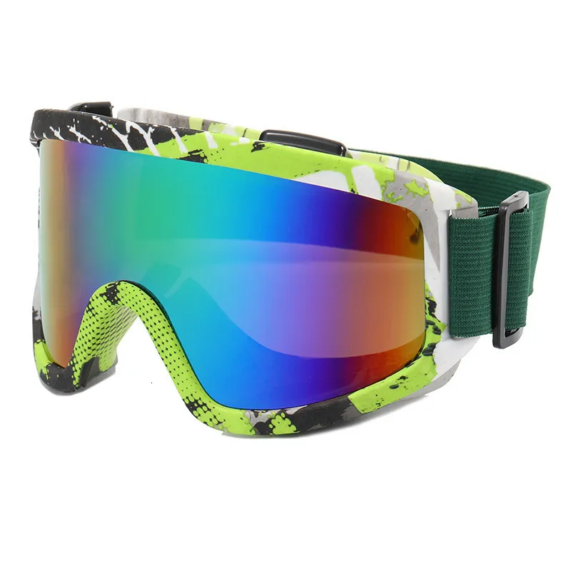 Gogle narciarskie Zimowe szklanki snowboardu na nartach na świeżym powietrzu Sport WindProof Eyewear Big Rame Wspinaczanie Polaryzowane dla mężczyzn kobiety 230821