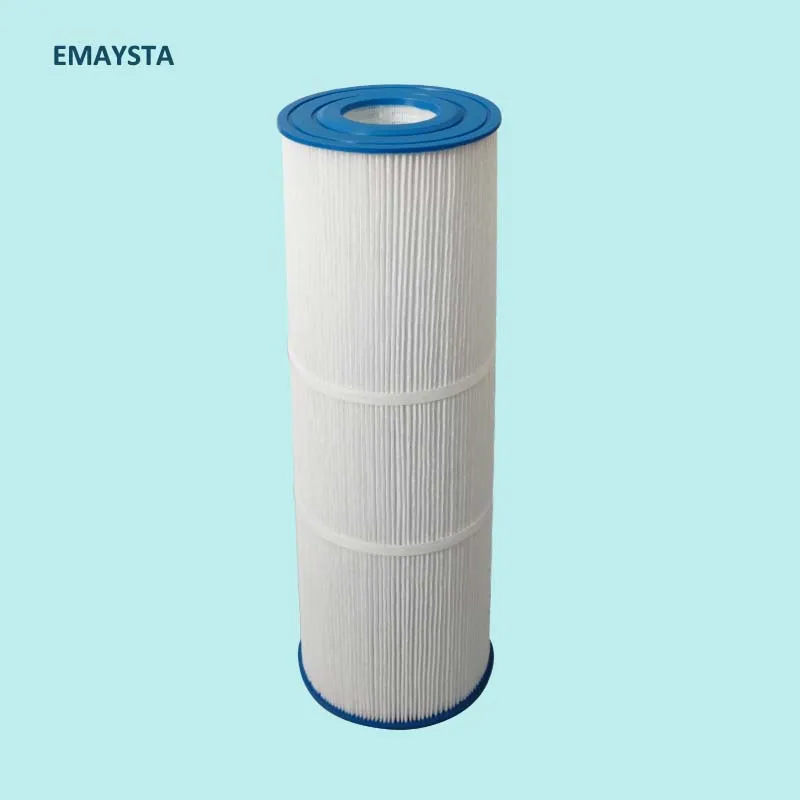 EMAYSTA Elemento filtrante pieghettato in fibra di poliestere Filtrazione dell'acqua del rubinetto Piscine SPA Piscine Cartucce filtranti per laghetti 18,3x72 cm Sostituzione per AF100