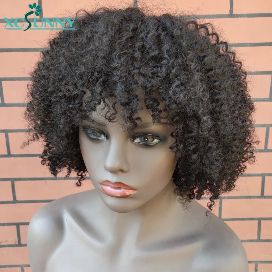 Short curly wigs 2024 for black hair