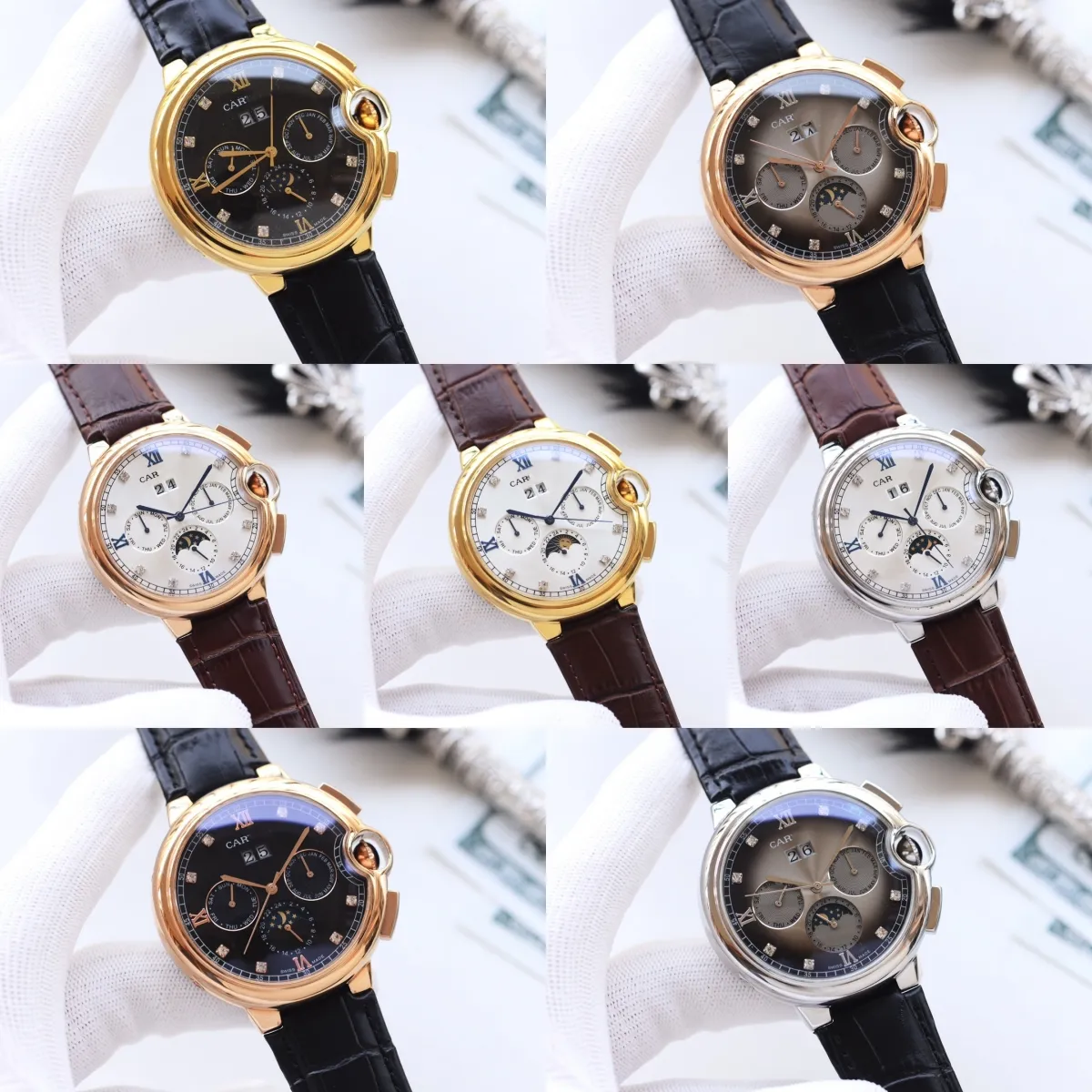 tag watch for mens watches high quality womens mens movement watches designer watches Automatic mechanical watch 44MM Diving watch women diamond watch 027