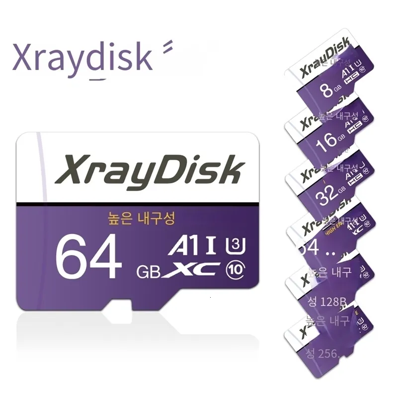 Hard Drivers Xraydisk Memory Card Microsd 128GB 64GB 32GB High Speed Flash TF SD Card Flash Card 230818
