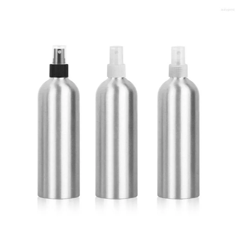 Opslagflessen 10 stks 500 ml lege make -upfles aluminium spray -verstuiver bijvulbare huishouden cosmetische verpakkingen