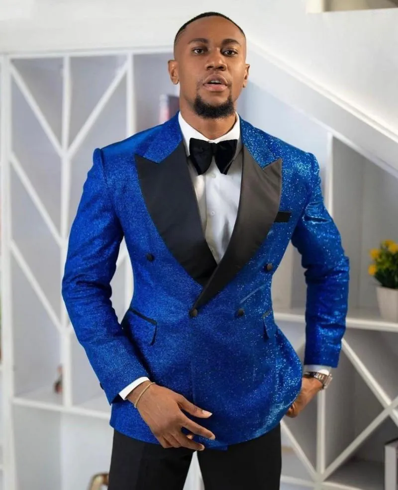 Blue store silk tuxedo