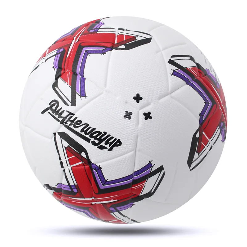 Bollar Soccer Ball Professional Storlek 5 4 PU Högkvalitet Sömlös utomhusträning Match Fotboll Barn Män Futebol 230821
