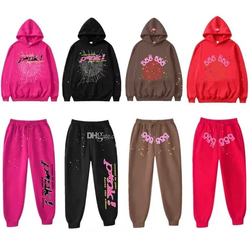 Sweats à capuche pour hommes Sweatshirts Spider Trapstar TrackSuits à capuche Designer Mens 555 Sp5der Sweatshirt Man Young Thug 555555 Deux pièces avec survêtement Spiders pour femmes