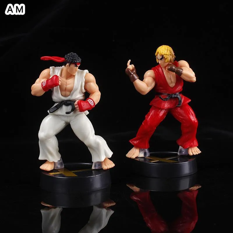 Action Toy Figures Anime Fighter Fighting Game Action Figure Ken Masters Hoshi Ryu PVC Kawaii Toys Dolls Room Decor Birthday Gift For Boys 230818