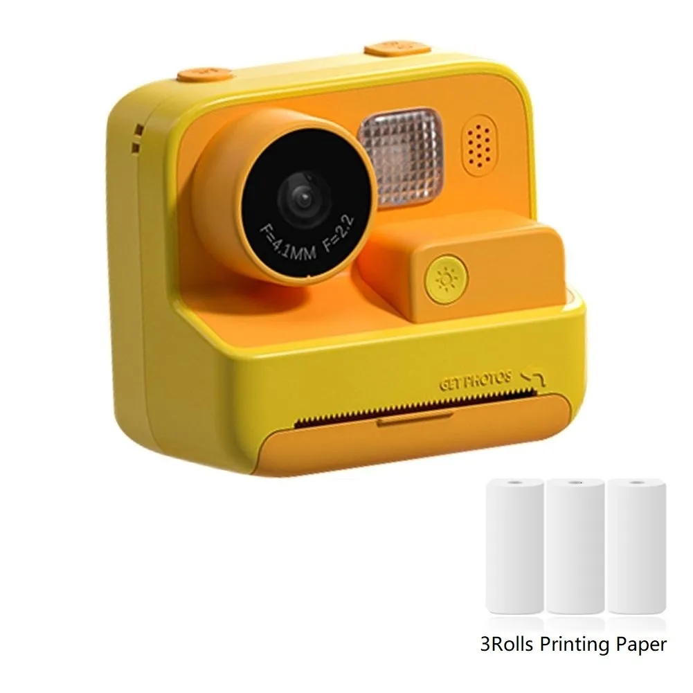 10 rouleaux de pour l'appareil photo des enfants, papier thermique  d'impression instantanée, papier de recharge pour l'appareil photo des  enfants