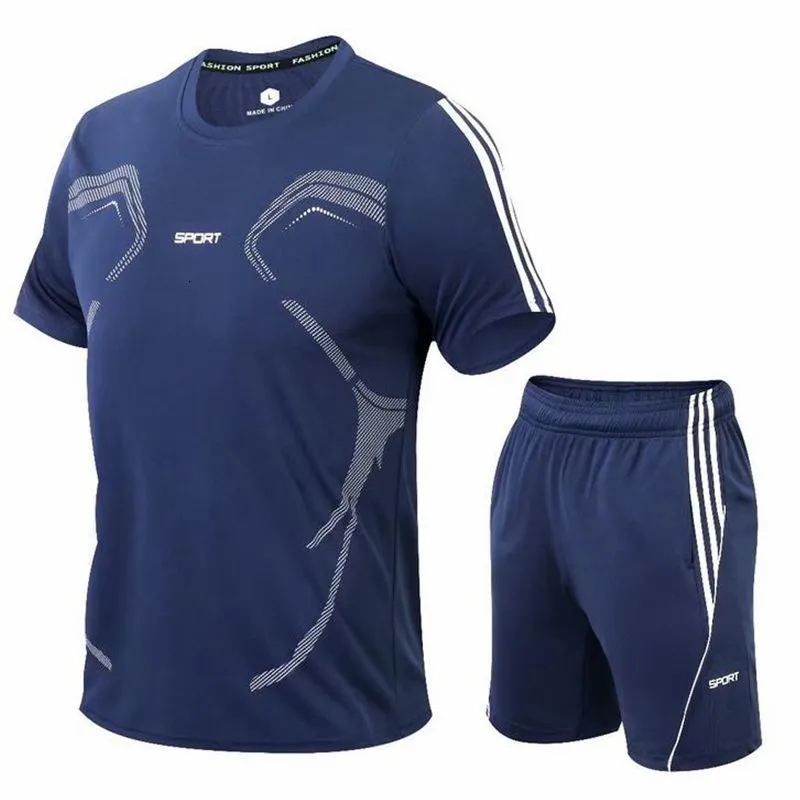 기타 스포츠 용품은 ropa deportiva compresin para hombre chndal etrenamiento correr gimnasio fitness verano 2 unidade 230821