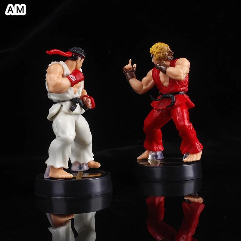 Kawaii Anime Fighter Fighting Game Luffy Action Figure Ken Masters