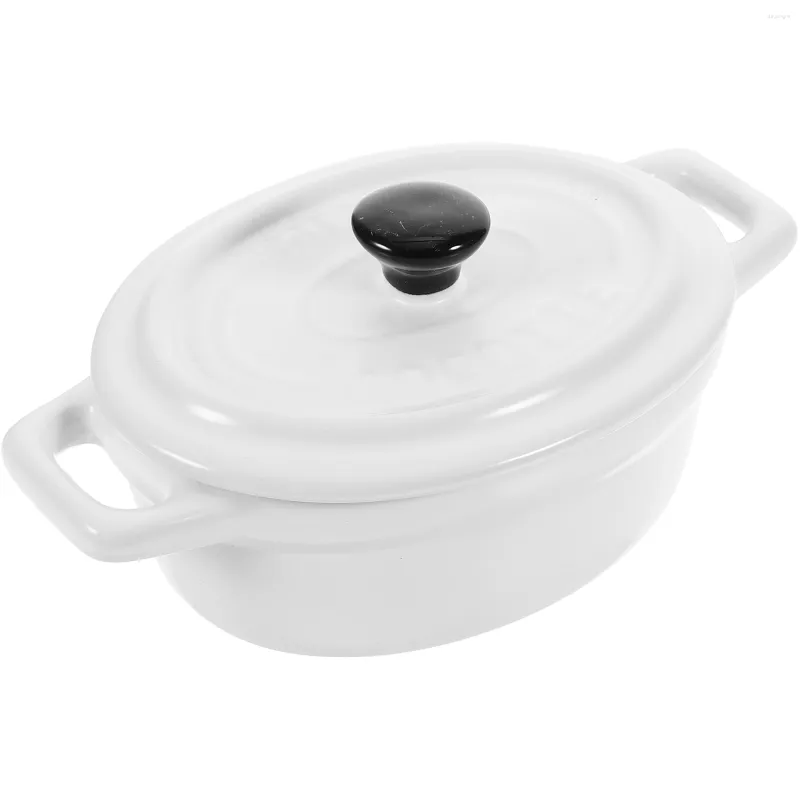 Set di stoviglie ciotola di zuppa adorabile cucina forno cucina cottura resistente al calore che serve squisito ciotola di insalata di ceramica in ceramica