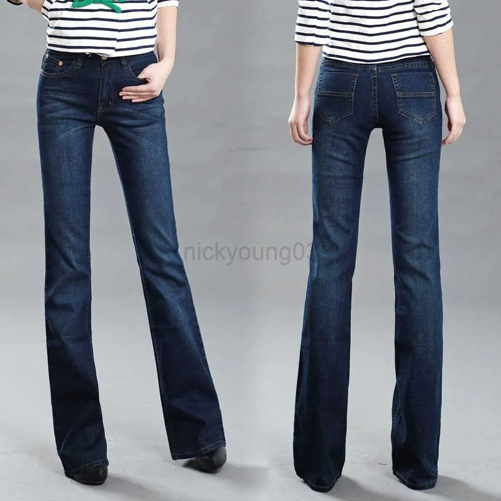 Promoção de jeans feminina de alta qualidade feminina fina de jeans de jeans de jeans de moda de moda calça inferior