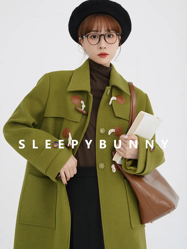 Damesjacks Y2K Street Green Koreaans Fashion Party Winter Coats For Women Chic Coat Aesthetic Cold 230818