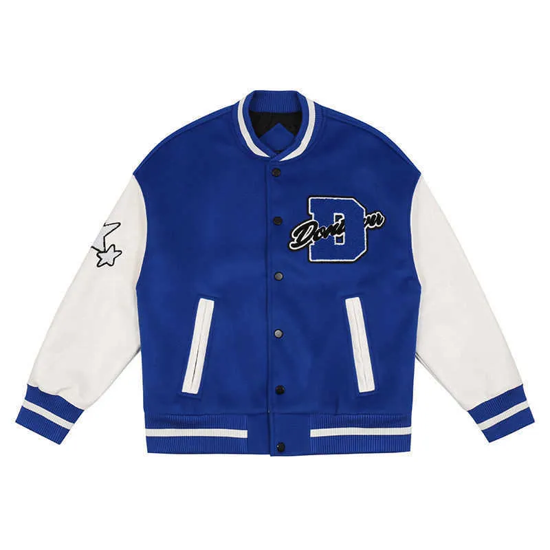 Chaqueta De Béisbol Masculina 2024 Bordado De Cartas Hip Hop Chaqueta De Béisbol Masculina 2024 Bordado De Cartas Hip Hop