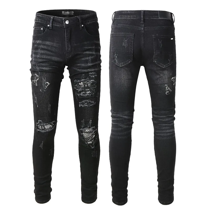 23SS designer men`s jeans hip-hop fashion zipper washable letter jeans retro fashion men`s design motorcycle cycling slim jeans size 28-40.