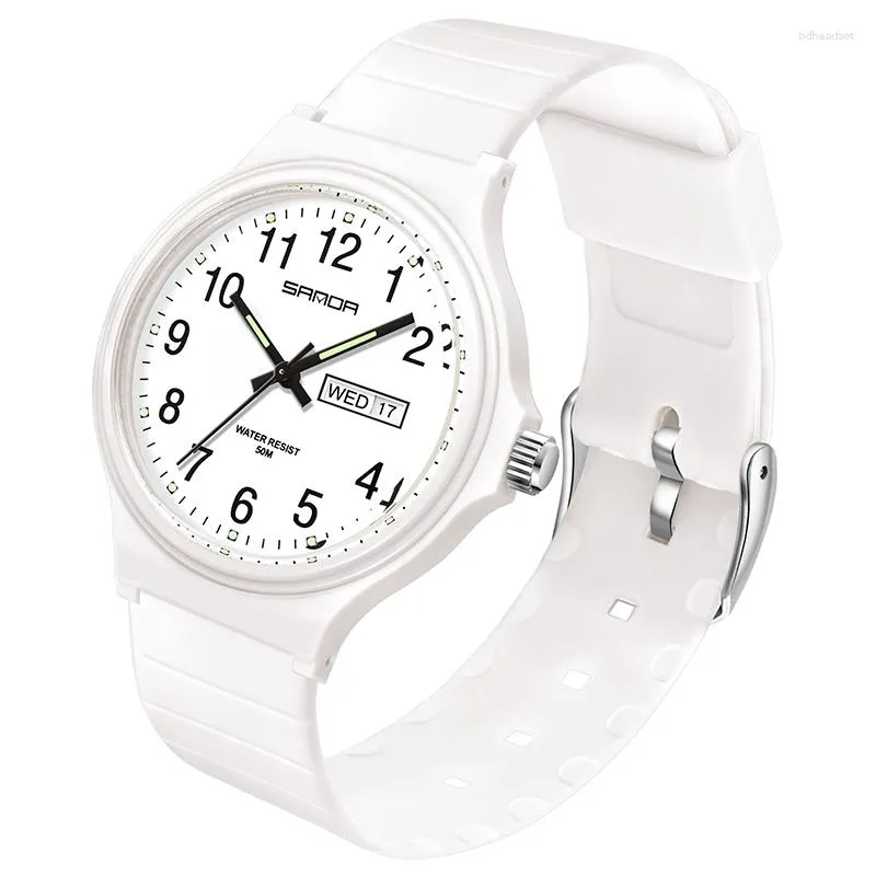 Orologi da polso orologio da donna con giorno sportivo polso analogico semplice vestito casual vestito orologio da polso donna impermeabile reloj