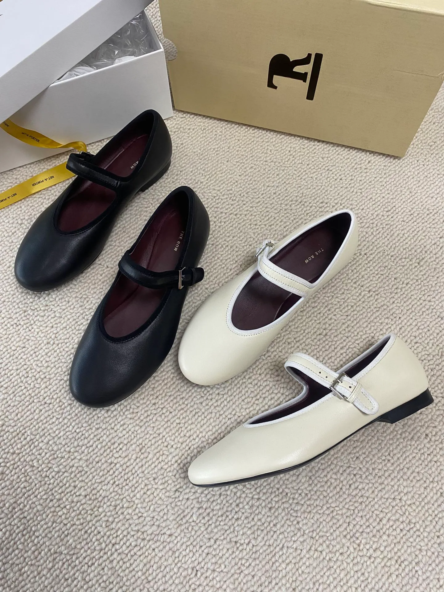 The row shop boheme leather loafers