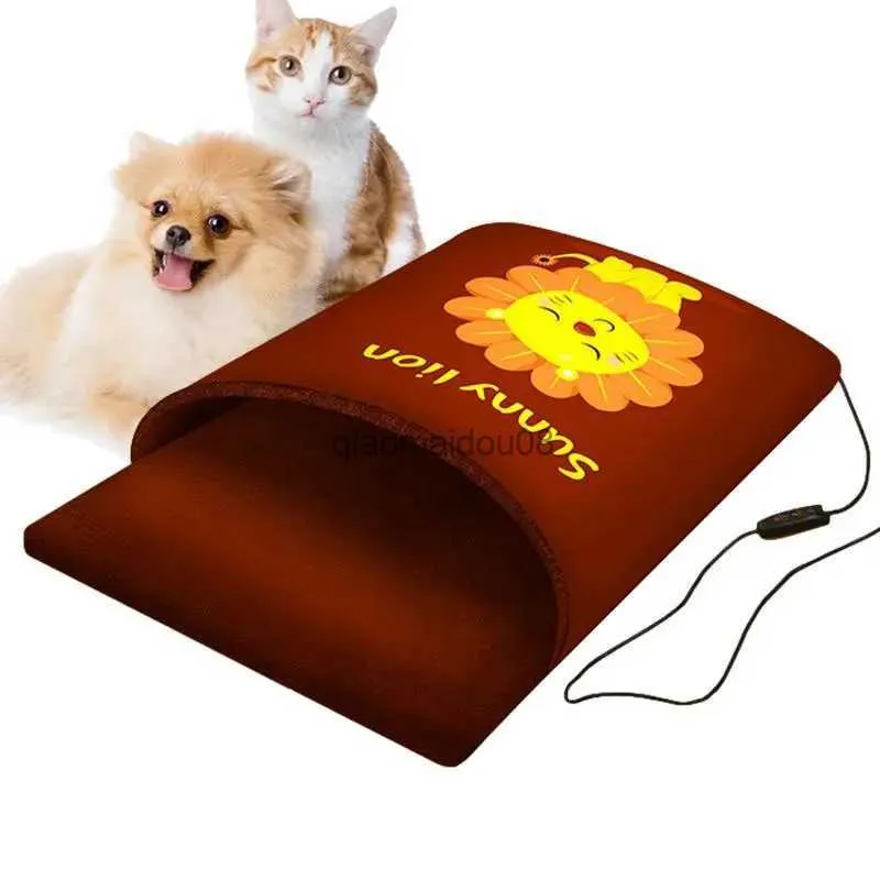 Autres fournitures pour animaux de compagnie Lit semi-fermé Lit de sommeil pour chien Trois lit de contrôle de la température Tente pliable avec coussin moelleux lavable pour chiens HKD230821