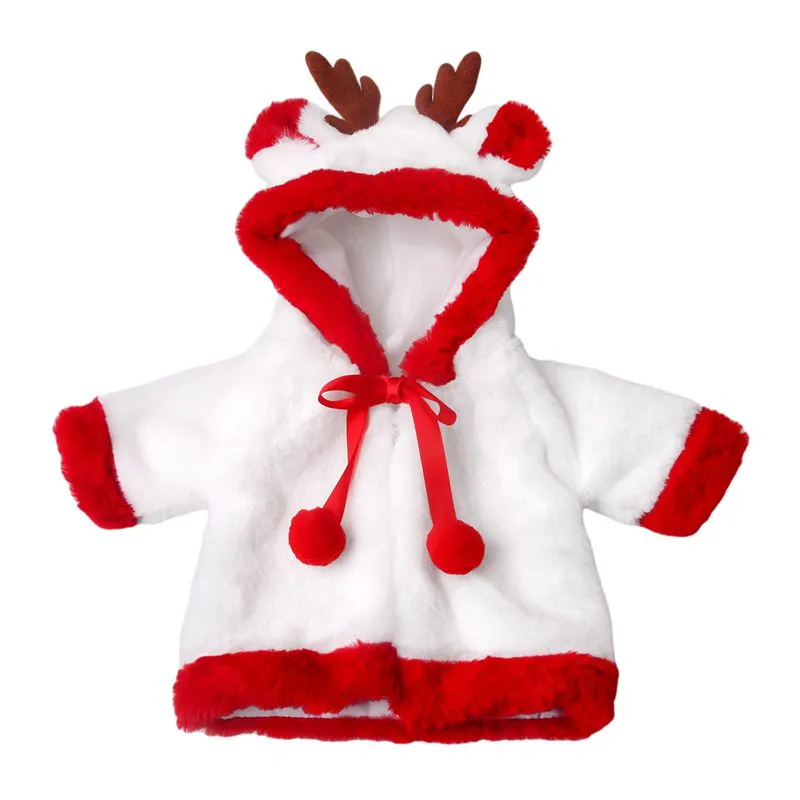 18 Inch Doll Clothing For American Girl'S Doll Clothes And Accessories Christmas White Jacket Children'S Christmas Gift Diy Doll House'S Doll Christmas Small Jacket