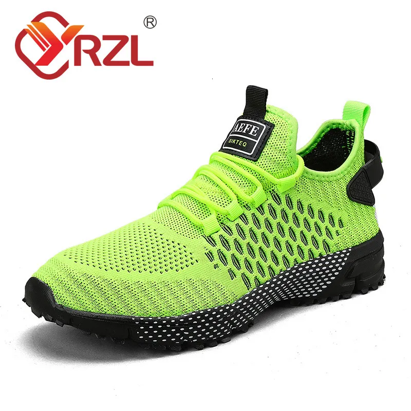 Chaussures habillées YRZL chaussures de course pour hommes baskets pour hommes chaussures maille respirant en plein air Tennis marche chaussures de sport pour hommes grande taille 40-47 230820