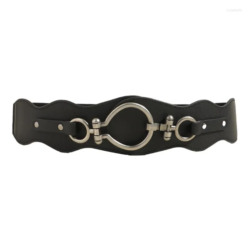 Adjustable Elastic Corset Belt With Alloy Buckle For Women Sexy