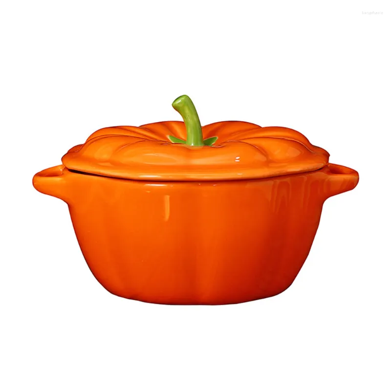 Dinnerware Sets Pumpkin Bowl Ceramics Container Exquisite Unique Holder Creative Tableware