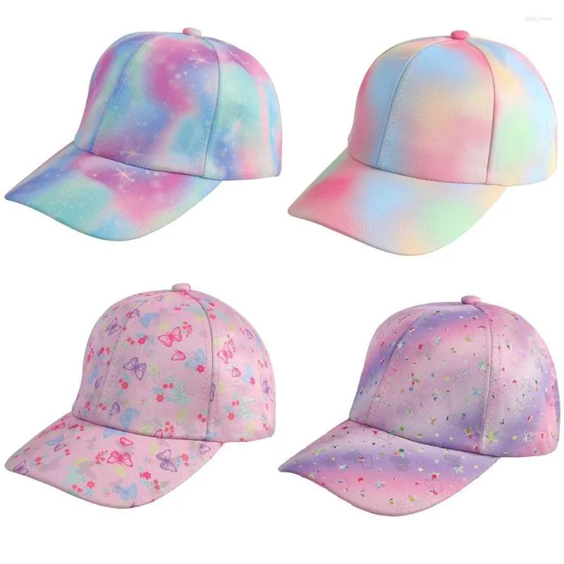Caps de bola Kids Baseball Boys Sun Visor Hat Hat Girls Ajustável Viagem Capace para crianças para