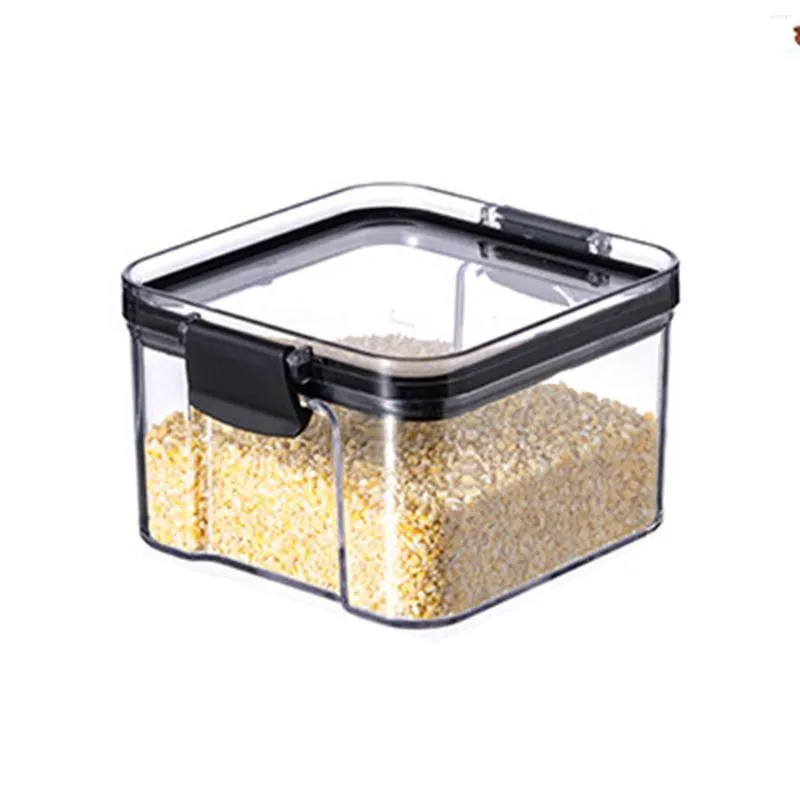 Storage Bottles Plastic Clear Food Box Healthy And Environmentally Friendly Jars For Tea Coffee Beans Cereals Candy Can CSV