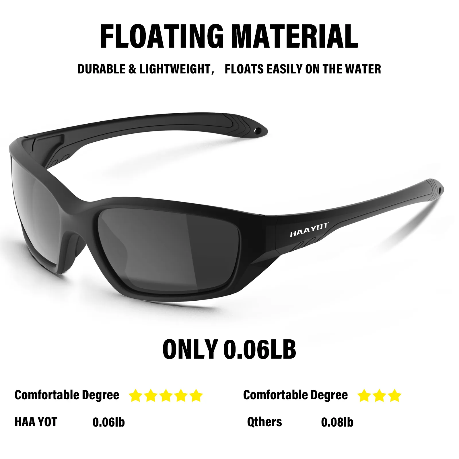 Suukaa Professional Polarized Floating Fishing Bike Sunglasses For