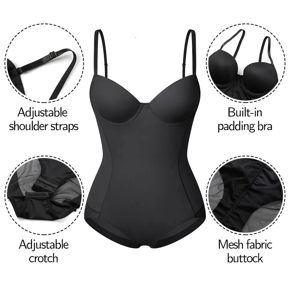 Shaper De Barriga De Cintura Feminino Shapewear Bodysuits Colete